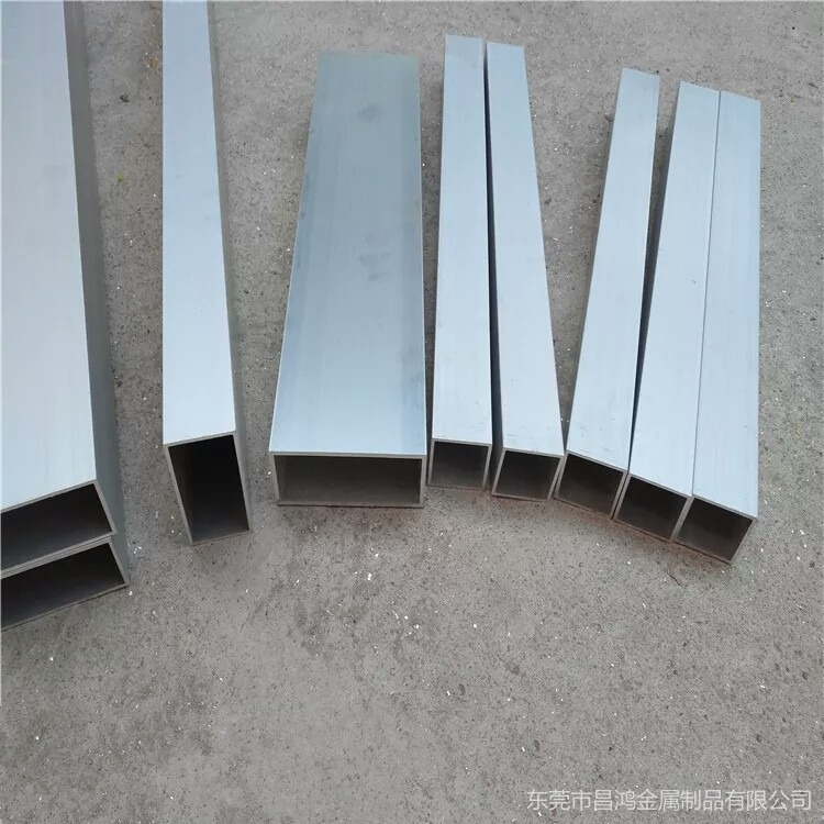 铝合金方管 6063铝方管 铝扁通 铝方通昌鸿金属厂家批发销售