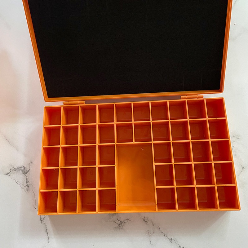 射线探伤铅字盒 无损检测塑料收纳字母数字整理用橙色加强NDT工业