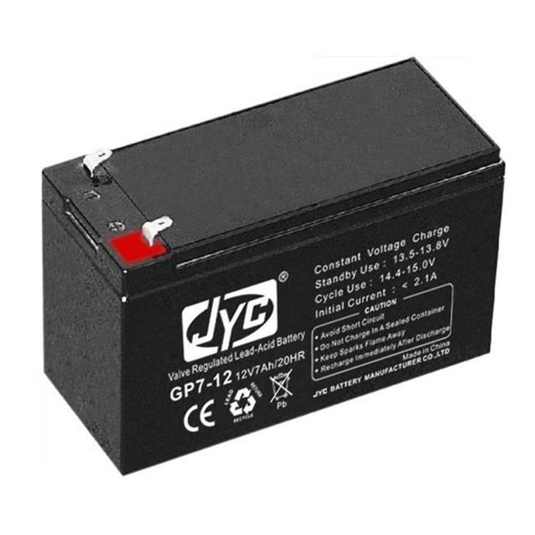 金悦诚JYC蓄电池GP7-12 12V7AH铅酸免维护UPS电源