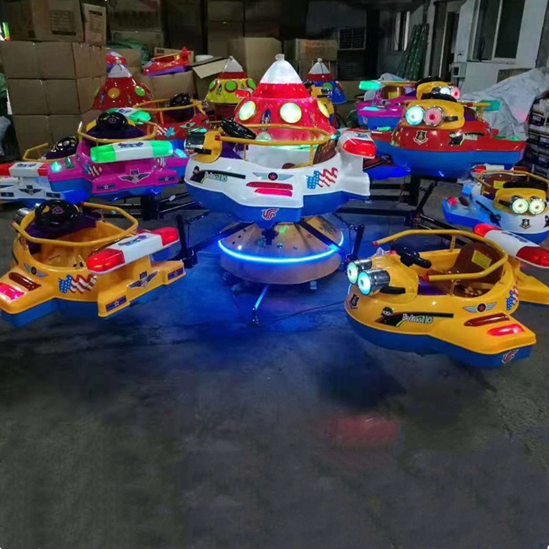 新疆乌鲁木齐 室外广场  儿童游乐设备 旋转秋千飞鱼广场摆摊电动玩具