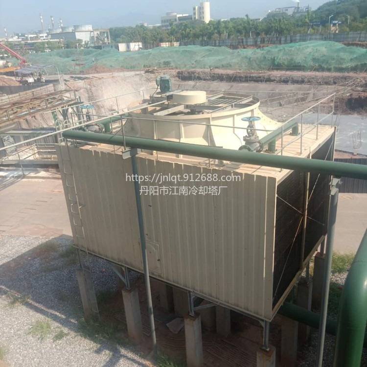 丹阳厂家直供江南500T冷却塔 玻璃钢湿式方形逆流式工业冷却塔节能降温冷水塔