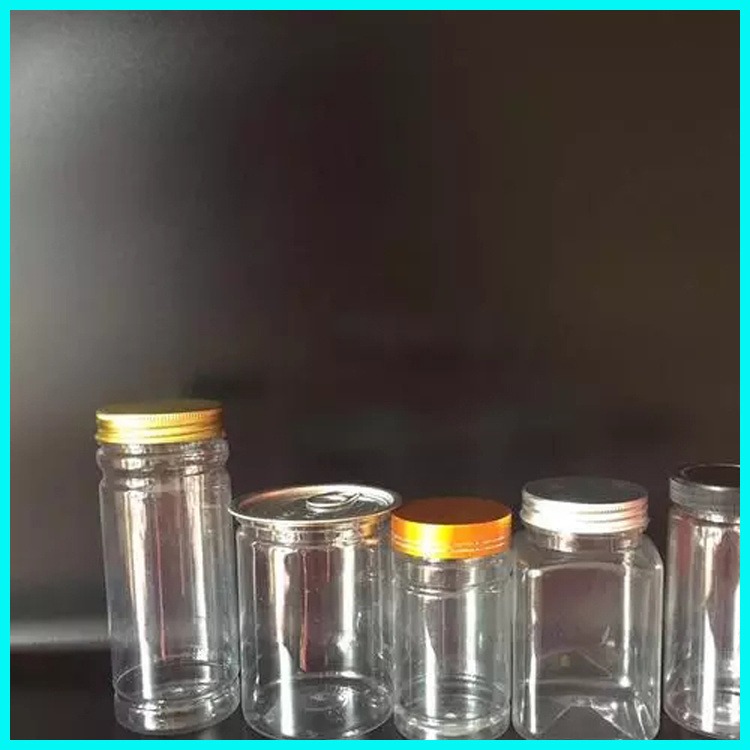 塑料食品罐 透明易拉罐瓶 拧口式塑料食品罐 博傲塑料
