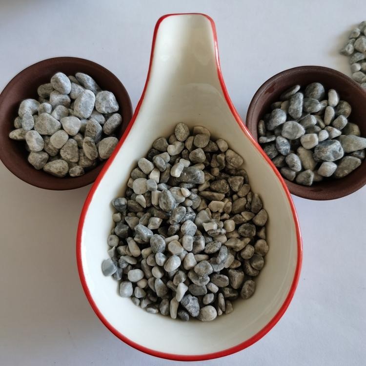 灰色石子 深灰色浅灰色石子 灰色水洗石洗米石 厂家批发图片