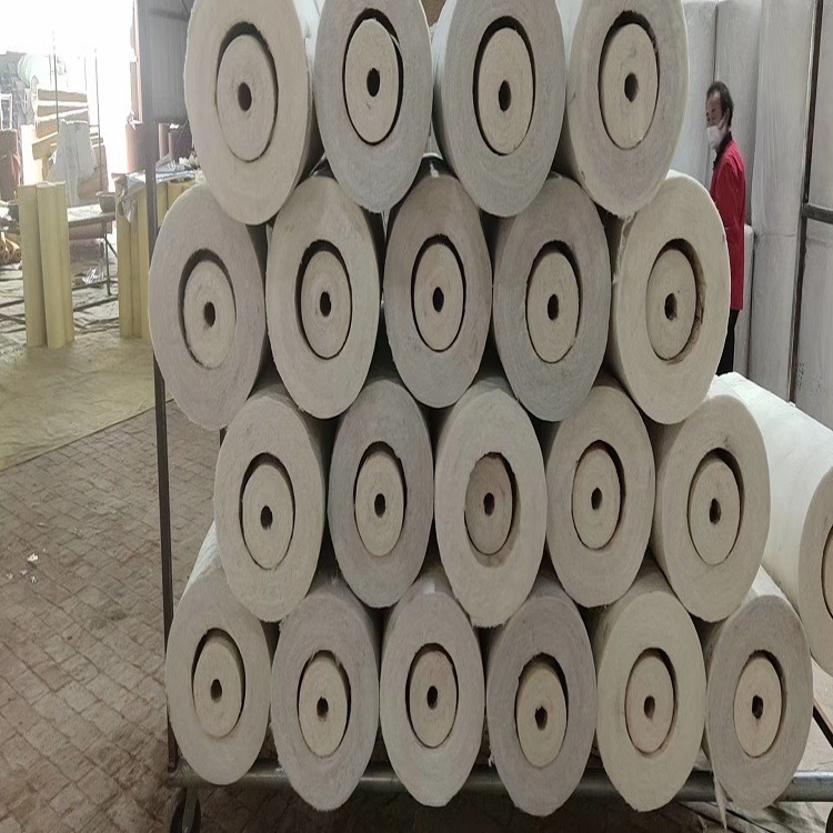 步步昇陶瓷纤维保温管壳 60保温硅酸铝管壳 耐高温硅酸铝针刺毯6公分