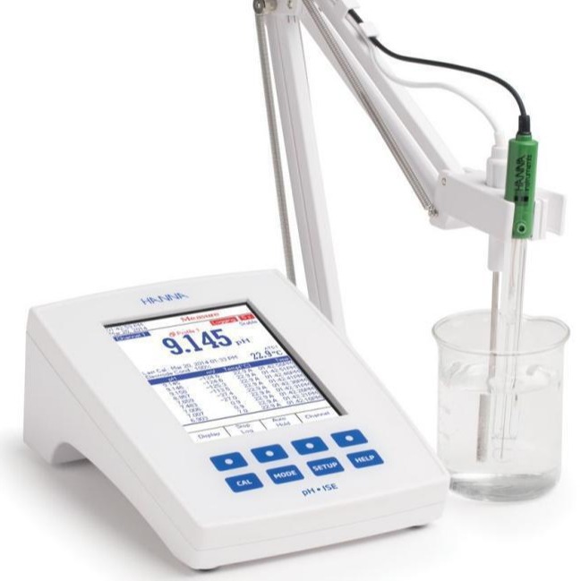 意大利哈纳超大彩屏双通道酸度仪pH计检测仪检测水质HI5222