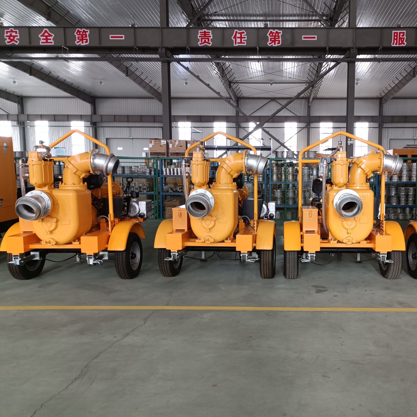 汉能 HC-ZKXZ拖车式真空辅助自吸泵 抢险泵车 全国发货