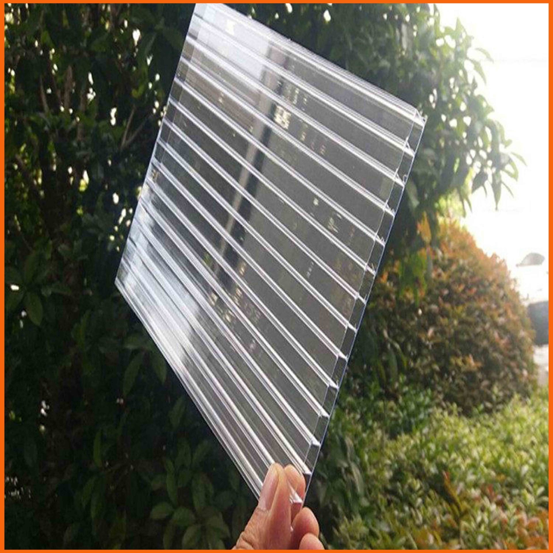 鹤岗透明空心阳光板 8mm双层阳光板 卡布隆PC阳光板生产厂家