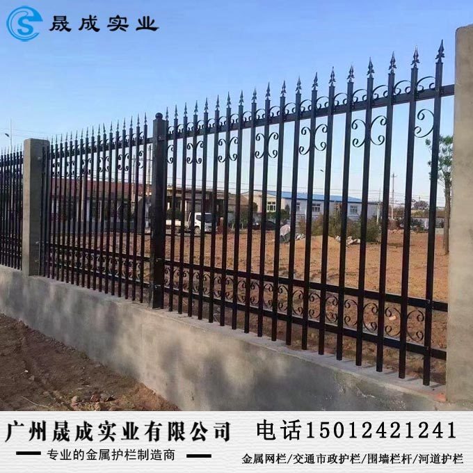 锌钢公路围栏厂家 惠州三横杆隔离栏 中山隔离栅