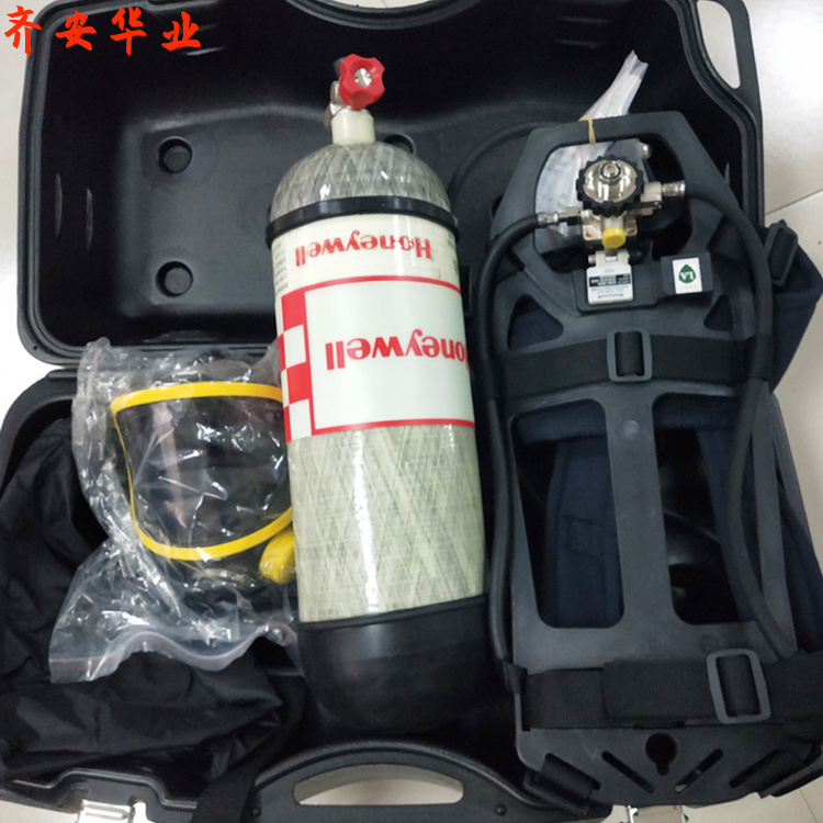 Honeywell T8000 SCBA805正压式空气呼吸器 PANO面罩 6.8L气瓶 减压器