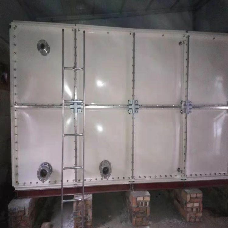 霈凯复合树脂模块水箱生产80立方玻璃钢箱泵贮存水箱