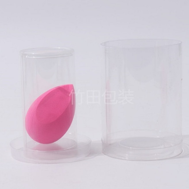 pvc圆筒透明包装盒塑料pet香水瓶化妆品透明圆筒定制印刷供应烟台图片