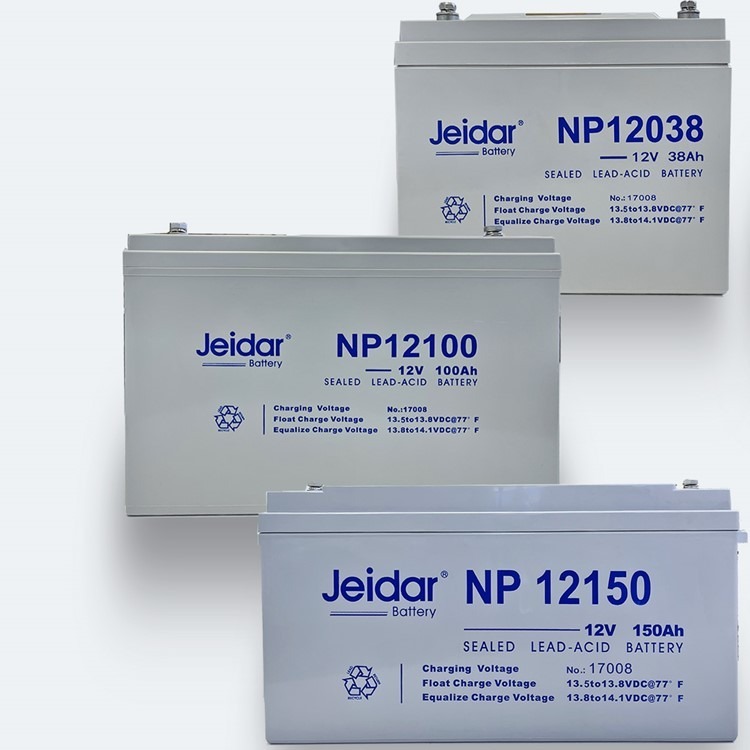 Jeidar蓄电池NP12038捷益达12V38AH蓄电池 安全节能