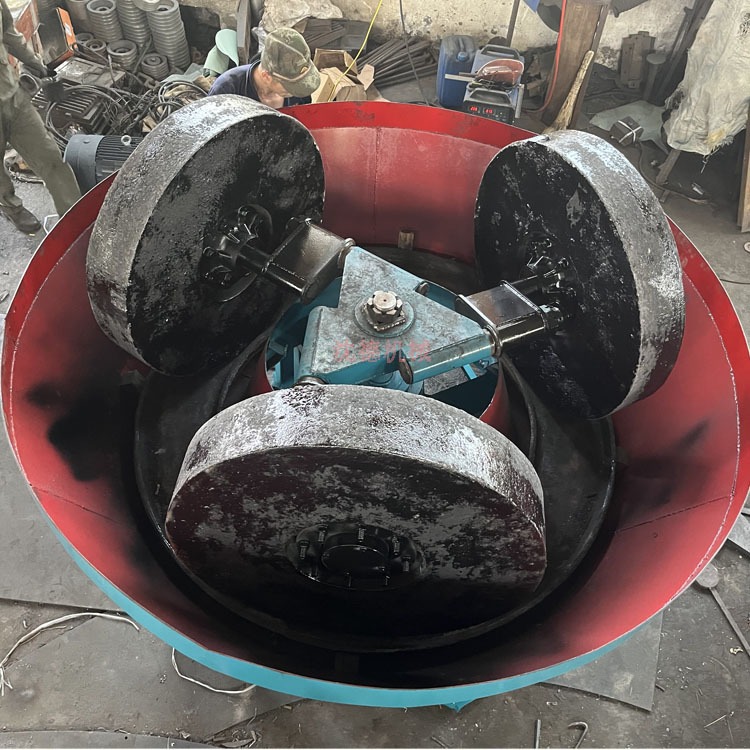 碾金机设备厂家生产 两轮三轮碾金设备 1200型高锰钢湿碾机 均匀拌料
