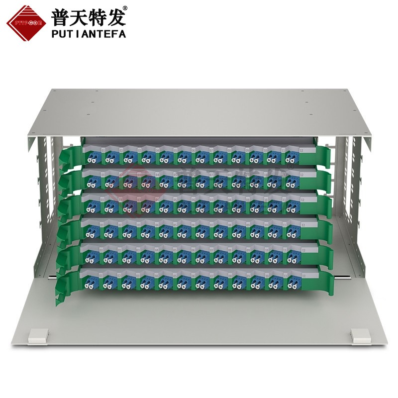 72芯ODF光纤配线架子框满配LC单模多模万兆OM3