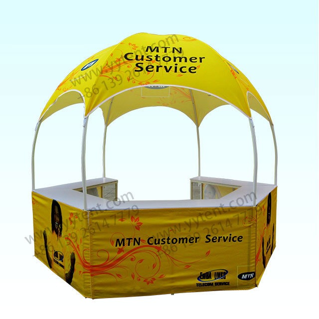 Airtel Orange MTN tent通讯移动圆顶帐篷 户外广告展示折叠桌六角帐篷