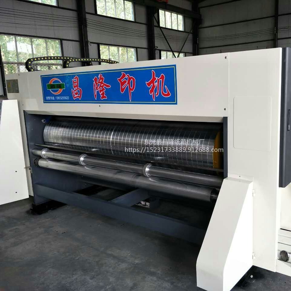 水墨印刷机 纸箱机械设备 半自动印刷机 双色开槽印刷机 纸板开槽机
