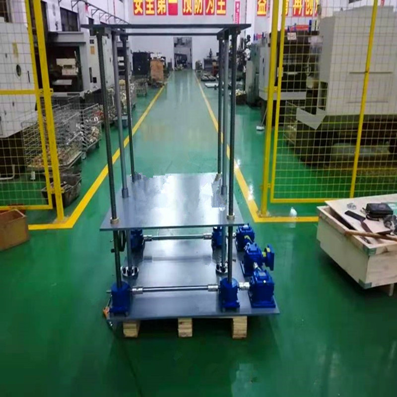 上海蒙霖厂家生产电动升降机 小型升降平台 涡轮涡杆升降机  运转平稳发货快图片