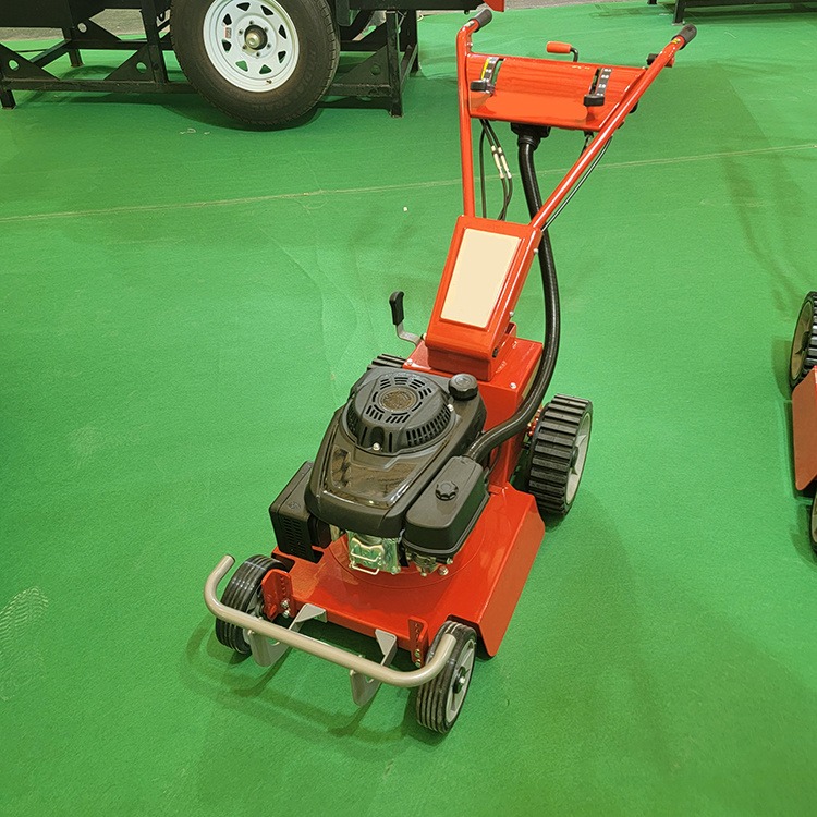 智创 zc-1手推式汽油动力割草机 园林割草机家用自走式草坪修剪机