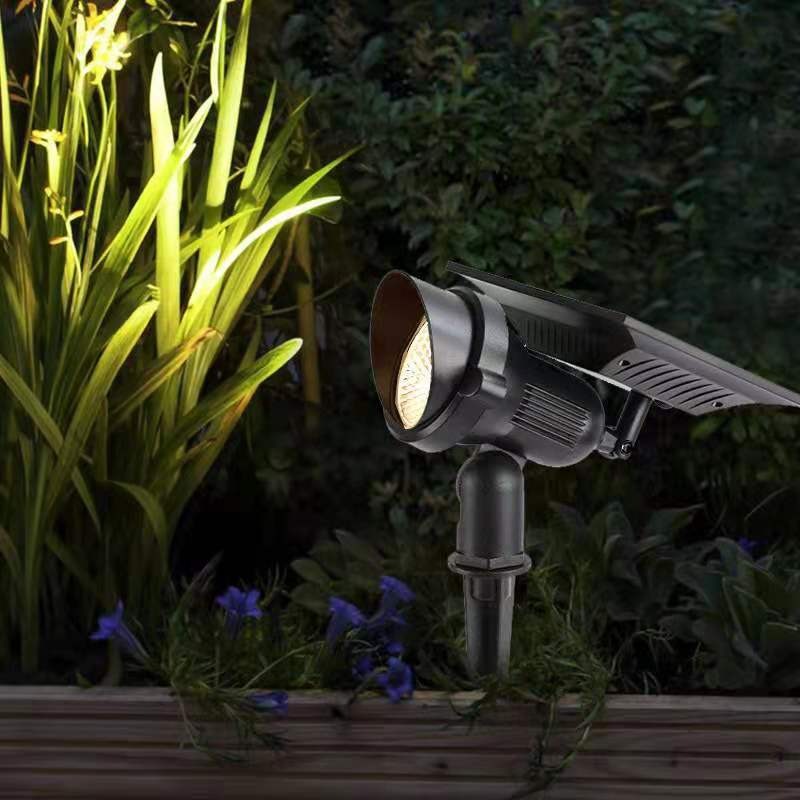 LED太阳能灯 户外防水5W插地灯草坪投光灯 玖恩灯具