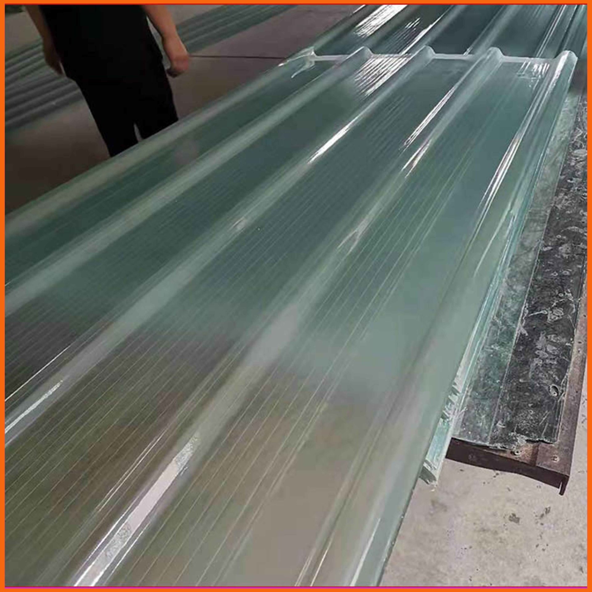 玻璃纤维聚酯采光板 揭阳FRP玻璃钢瓦 防紫外线FRP采光带厂家