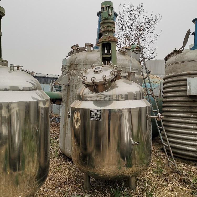 300L实验二手不锈钢反应釜 搪瓷反应釜厂家 海博大量销售图片