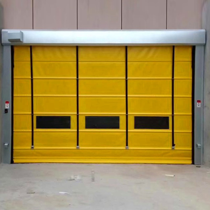PVC快速堆积门 背带式快速门 适用于车库 安晟