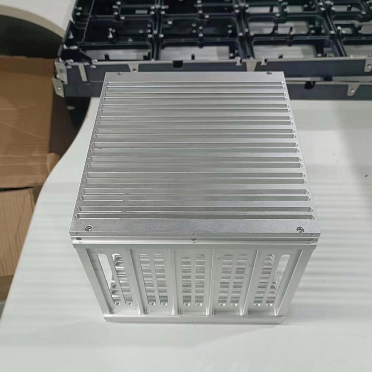 定制不锈钢插杆式铝盒非标定制铝料盒smd cob芯片周转手提料盒厂家厂家直供