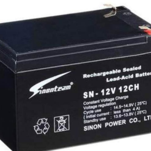 赛能蓄电池SN-12V12CH电梯 电子仪器消防警报主机12V12AH医疗设备