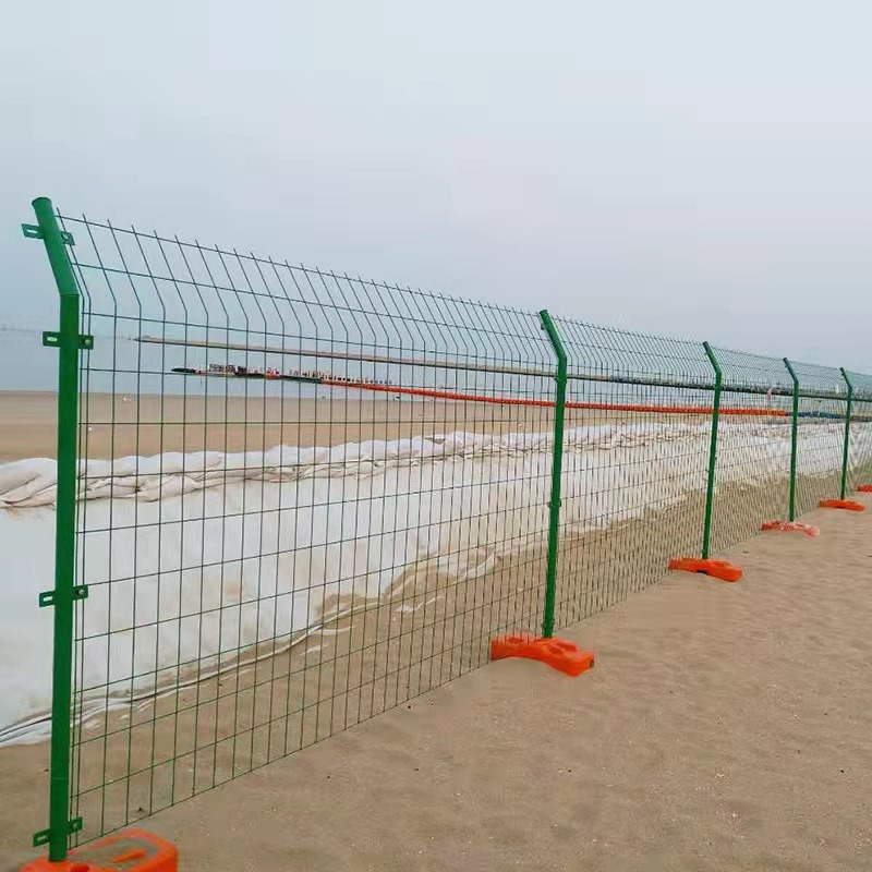 现货高速公路双边丝护栏网养殖场铁丝围栏网绿色隔离双边护栏网峰尚安