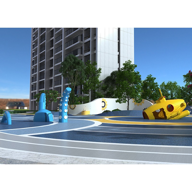 非标定制儿童游乐场设备创意木制潜水艇户外大型无动力攀爬设施无动力了乐园设备