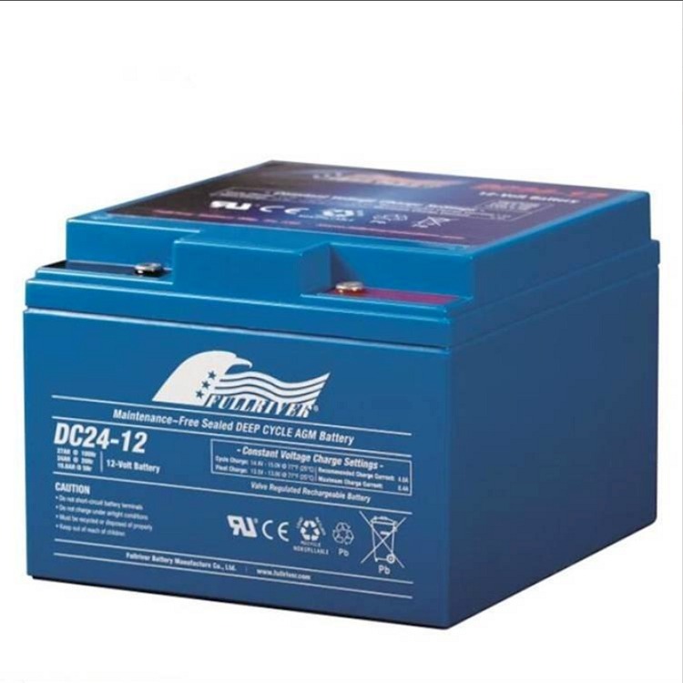 FULLRIVER蓄电池DC24-12美国丰江电池12V24AH代理商现货
