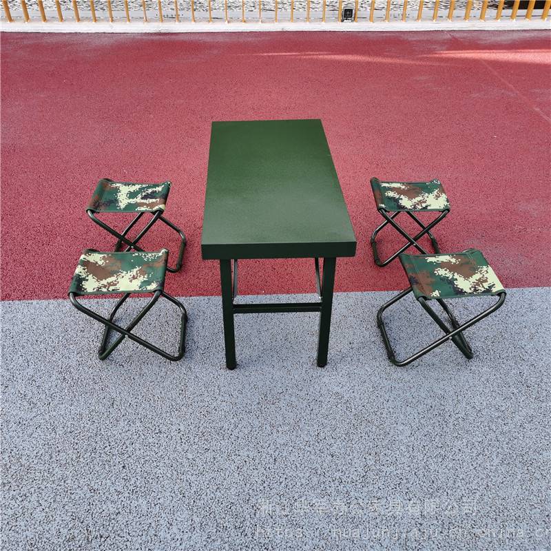 户外多功能折叠桌 军绿色折叠桌 单人指挥作业桌