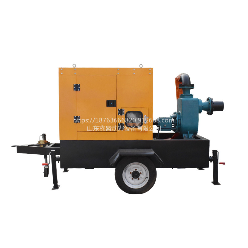 鑫盛动力柴油机水泵柴油机驱动水泵流量300m³/h 扬程20米