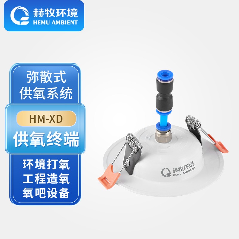 吸顶型源头生产赫牧环境分体补氧设备弥漫型送氧高原款终端负离子HM-XDPro2图片