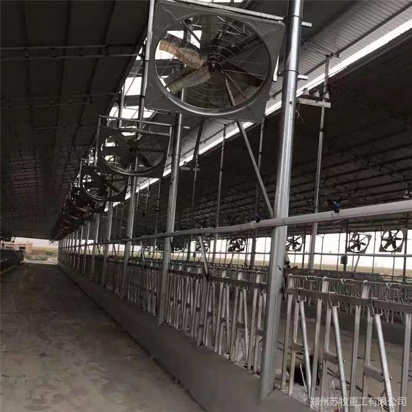 拉萨100米牛舍喷淋自动降温设备厂家苏牧重工批发零售免费安装