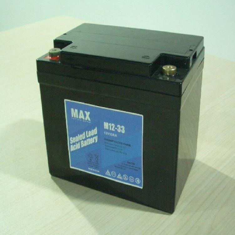 MAX蓄电池M12-55 12V55AH 20HRUPS EPS应急配电柜 安防电源系统