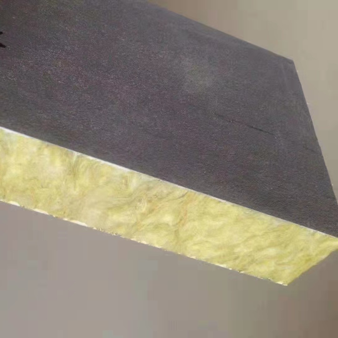 厂家直销岩棉复合板生产加工轻质砂浆纸岩棉复合板图片