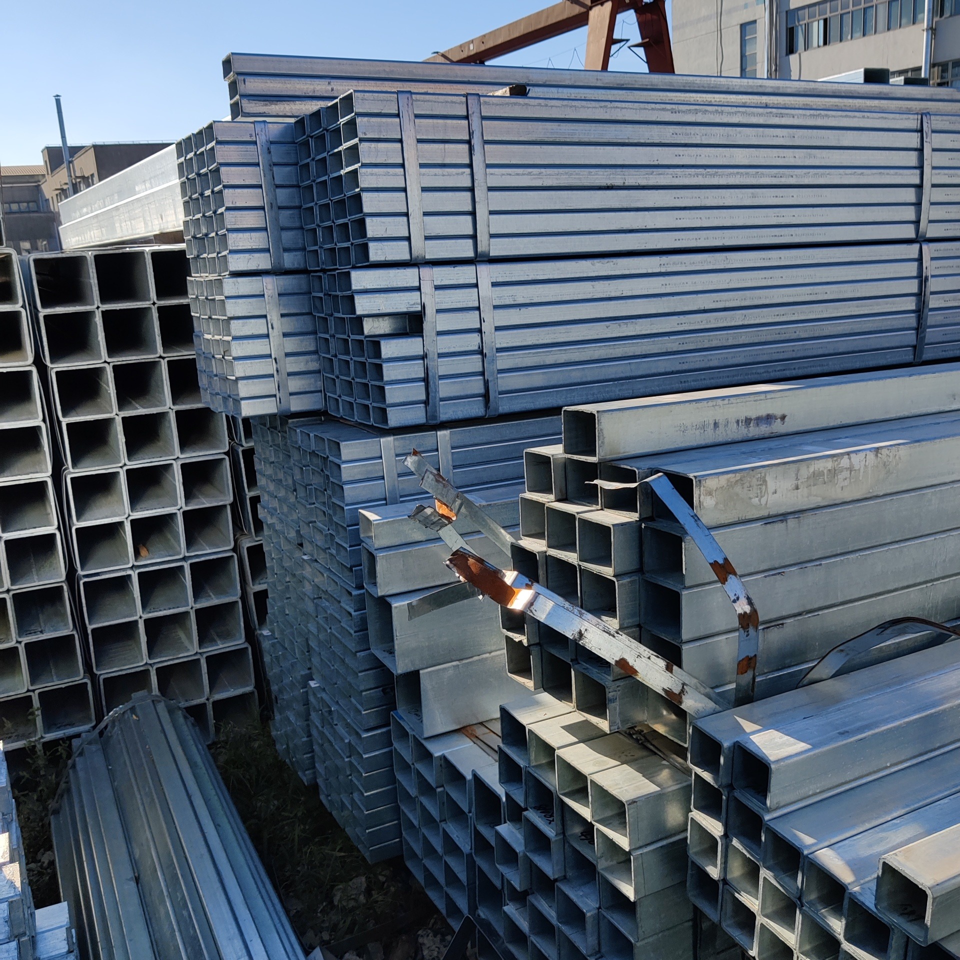 锐钢钢材幕墙工程阁楼建造用大规格方矩管方管大规格正方形方通