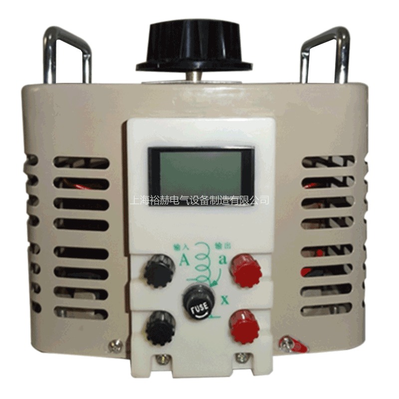 裕赫电气 单相交流接触式调压器0-300V 0-500V可调TDGC2-1000VA 隔离调压变压器图片