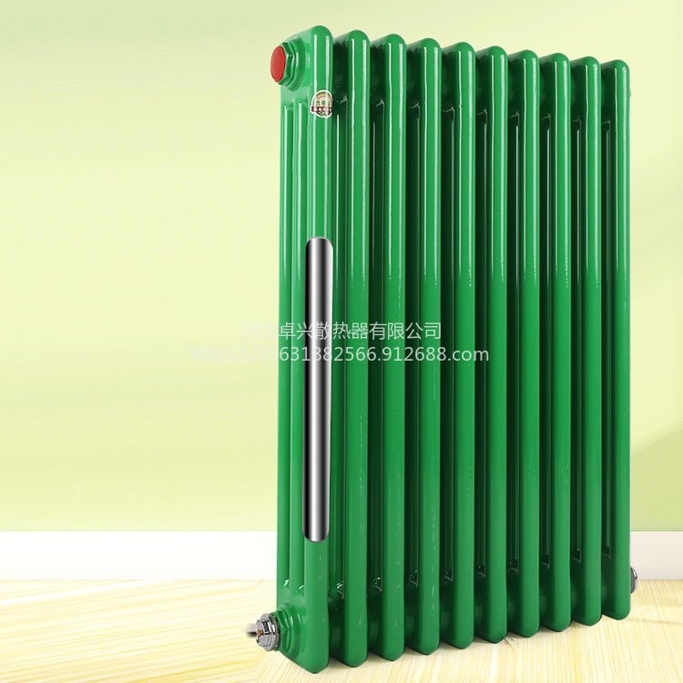 钢制三柱散热器 工程用暖气片 家用壁挂式散热器钢制三柱型暖气片