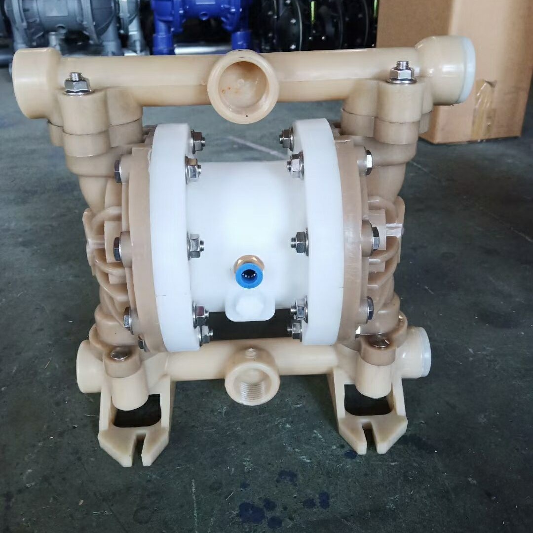 QBY3-25全四氟气动浆料泵 气动隔膜浆料泵 不锈钢气动隔膜泵