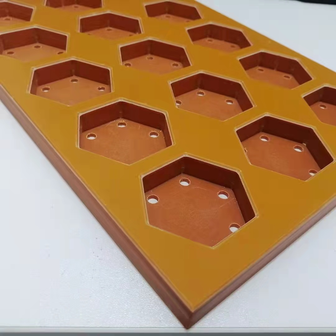 玻纤板FR-4水绿色板材加工环氧树脂板雕刻耐高温绝缘板加工示例图5