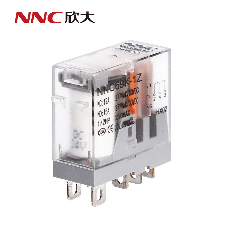 欣大NNC69K-1Z小型电磁继电器 12A