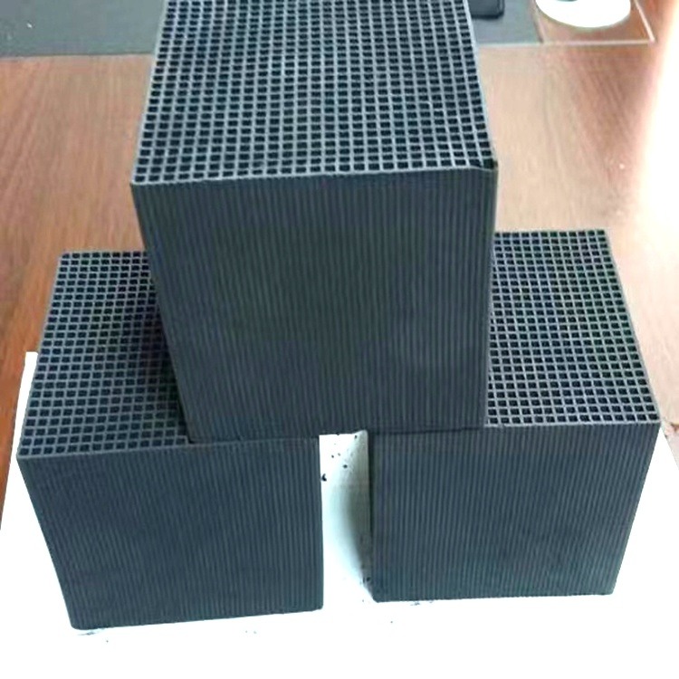 煤质活性炭 蜂窝活性炭 5050100型 特俐蜂窝状活性炭包装说明