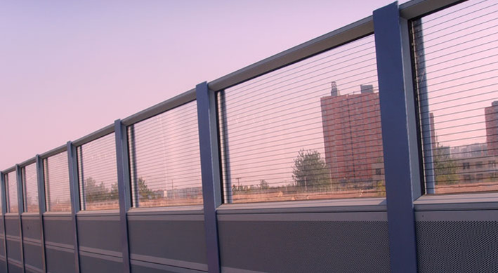 卓尼聚碳酸酯板高速公路 环线高架专用声屏障隔音屏