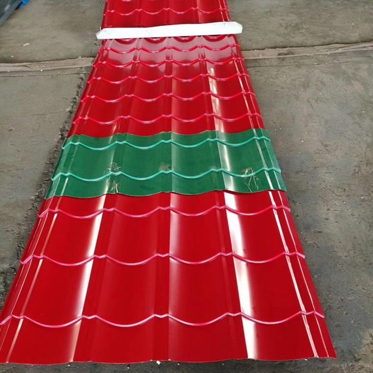 黑山县彩钢板 红色彩钢瓦生产 瓦楞压型彩钢板价格