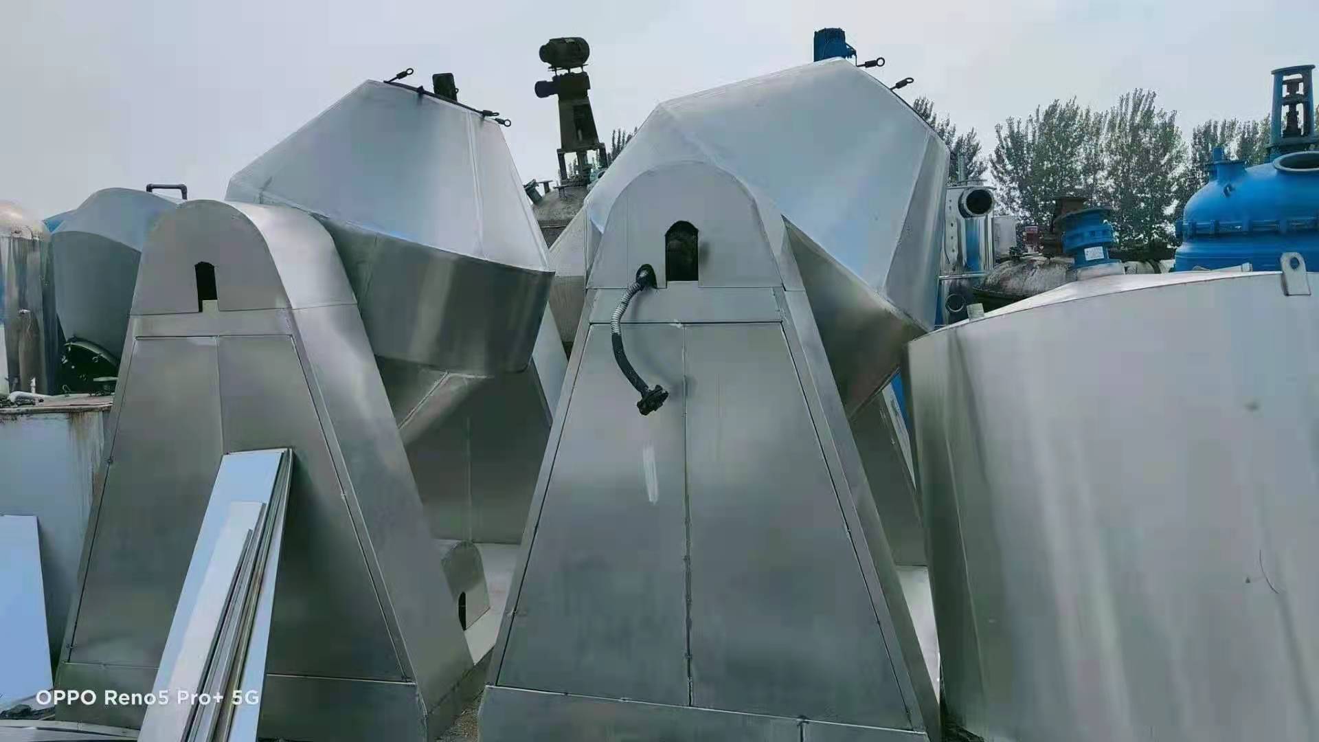 奥轩二手搪瓷双锥干燥机2000型