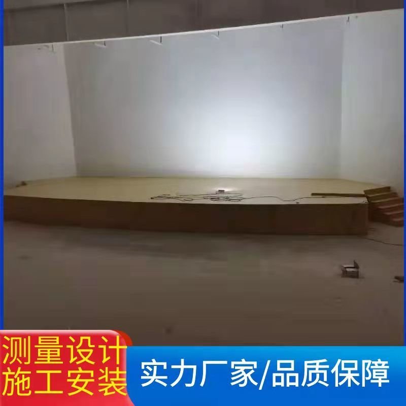 室内剧场舞台实木地板专用松木材质3底2面UV漆防滑耐磨