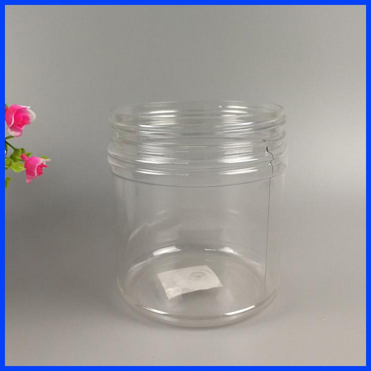 塑料食品罐 博傲塑料 600ml塑料蜂蜜罐 花茶收纳罐