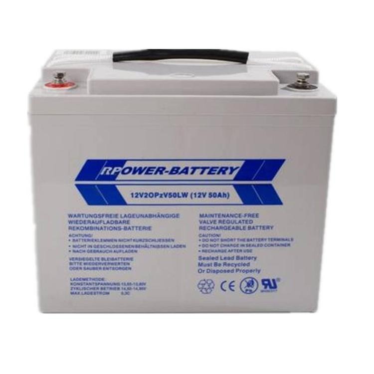 RPOWER-BATTERY蓄电池12500L 12V50AH机房配套 UPS/EPS应急电源 直流屏配套